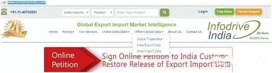 印度进出口数据网站开发新客户